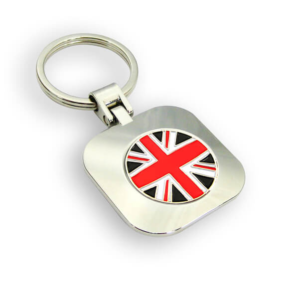 Union Jack Metal Key Chain