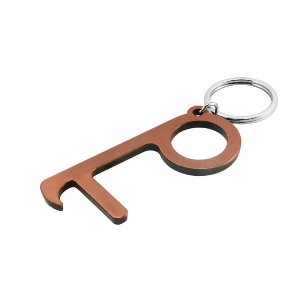 No Touch Metal Door Opener Keychain Professional Metal Gift Manufacturer Fei Hong Five Metals Wares Co Ltd