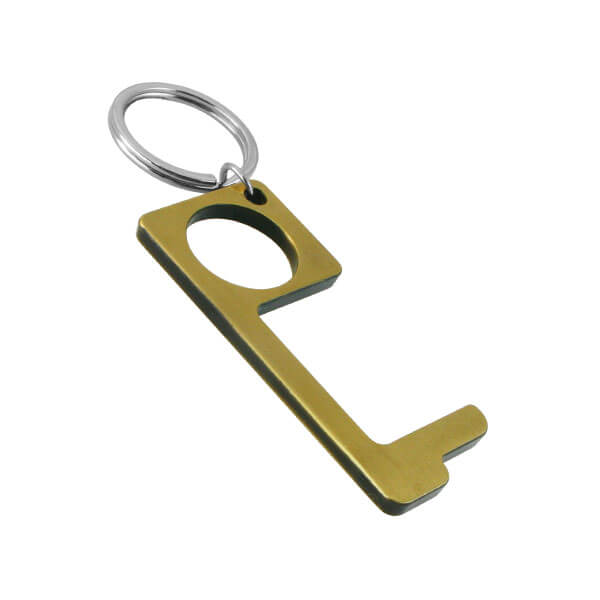 Portable Touchless Door Opener Keychain Professional Metal Gift Manufacturer Fei Hong Five Metals Wares Co Ltd