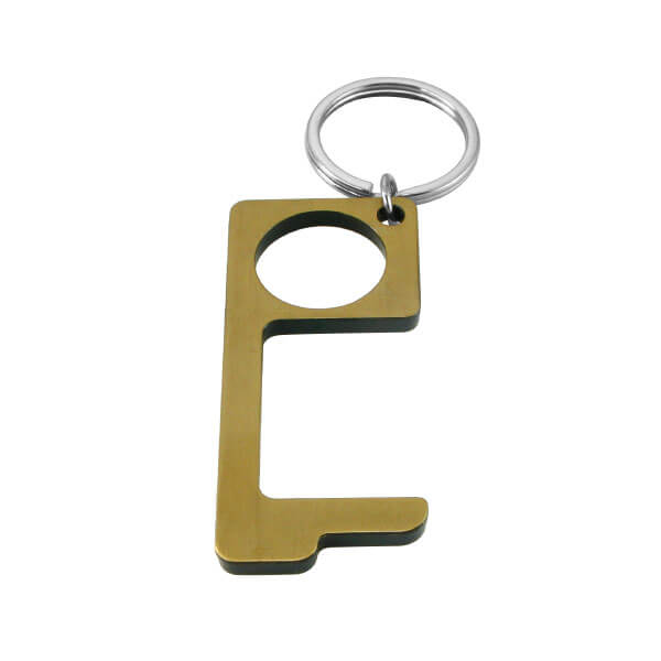 Portable Touchless Door Opener Keychain Professional Metal Gift Manufacturer Fei Hong Five Metals Wares Co Ltd