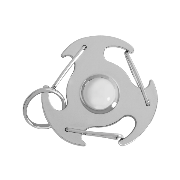 Round Multi-Functional Metal Fidget Spinner Keychain - Fei Hong Five Metals  Wares Co, Ltd