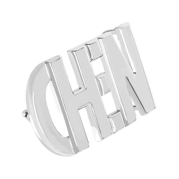 Fashion Custom Made 3D Letter logo Metal Belt Buckle - Fei Hong Five Metals  Wares Co., Ltd.