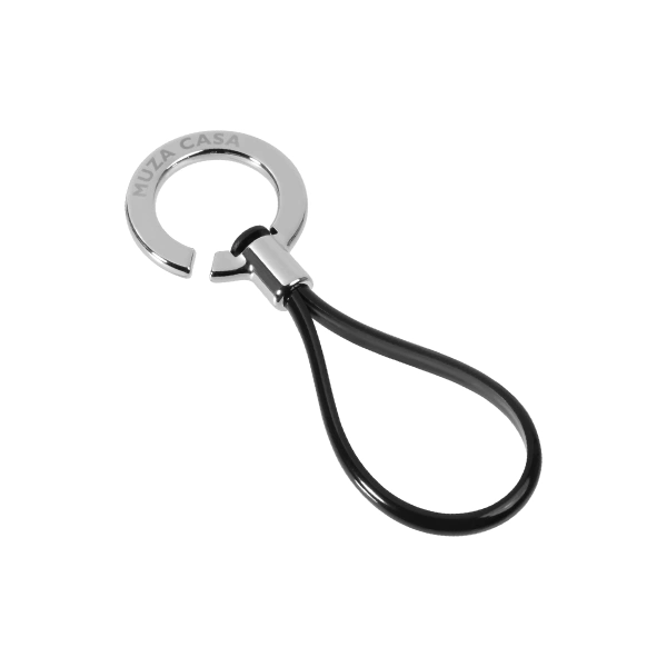 Simple Metal PVC Rope Keychain - Fei Hong Five Metals Wares Co., Ltd.