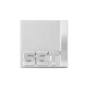 The Front Side Of Custom Relief Design Square Cufflink