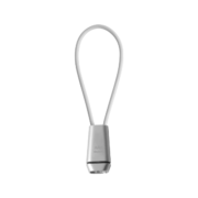 The Front Side Of Zinc Alloy Charging Cable Keychain