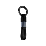 Hook Ring Of TPE Flat Charging Cable Keychain