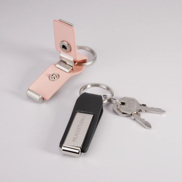 The Keychain Mode Of Phone Stand Personalized Leather Keychain