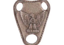 The Front Side Of Relief Custom Scout Woggle