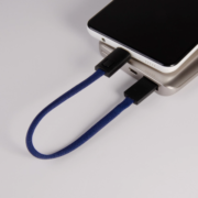 Use Woven Flat Charging Cable Keychain For Charging