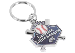 Digital Printing Of Personalized Baseball Keychain