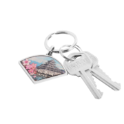 Brand Promotion Japan Matsumoto Castle Keyring In Folding Fan Shape