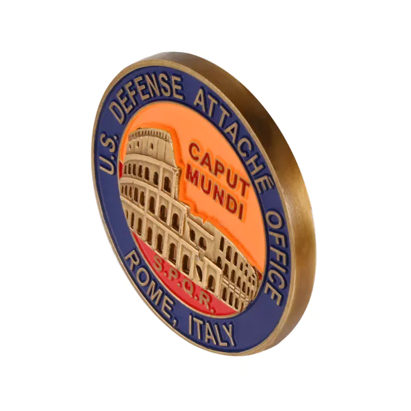 Relief Design Of Custom Military Institution Commemorative Coin