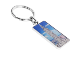 Relief Design Of Taipei 101 Taiwan Souvenir Landmark Metal Keychain