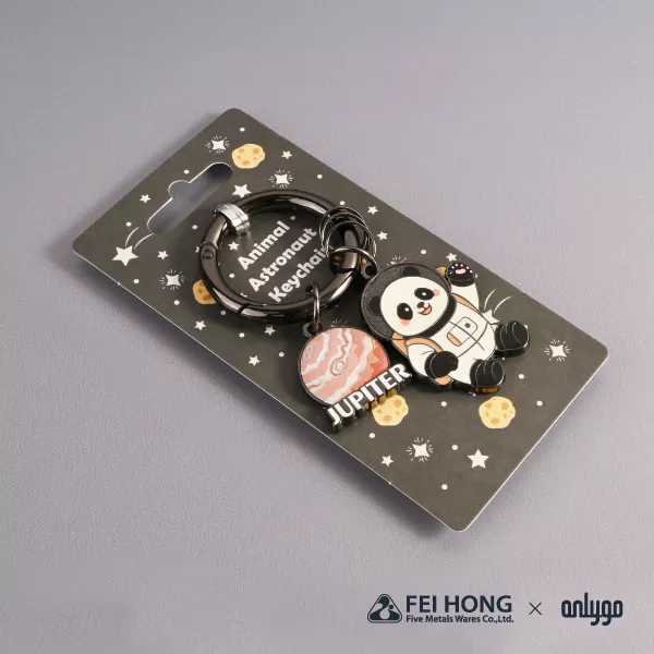 CJ C080E 動物太空人鑰匙圈 木星X大貓熊 FH 05