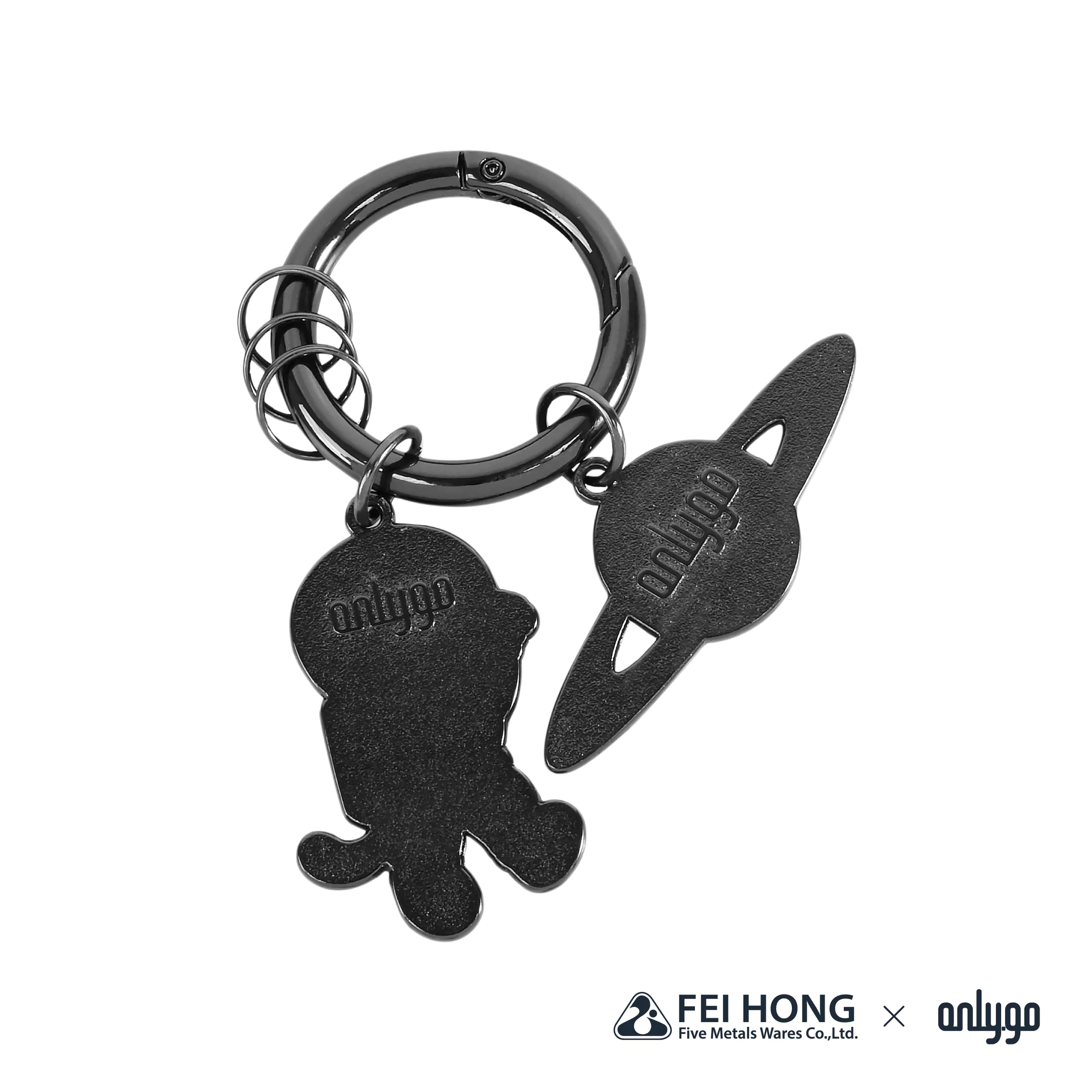 CJ C080F 動物太空人鑰匙圈 土星X石虎 FH 02